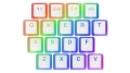 SPC Gear KC104 Pudding DBL Shot PBT Onyx White
