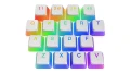 SPC Gear KC104 Pudding DBL Shot PBT Onyx White