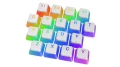 SPC Gear KC104 Pudding DBL Shot PBT Onyx White
