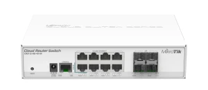 MikroTik CRS112-8G-4S-IN CLOUD ROUTER SWITCH 400MHZ, 128MB, 8XGE, 4XSFP, 1XSERIAL, RJ45,  ROUTEROS L5