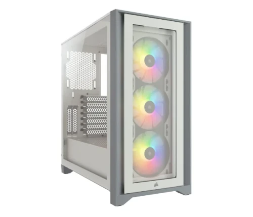 Corsair iCUE 4000X RGB TG Mid Tower Biała