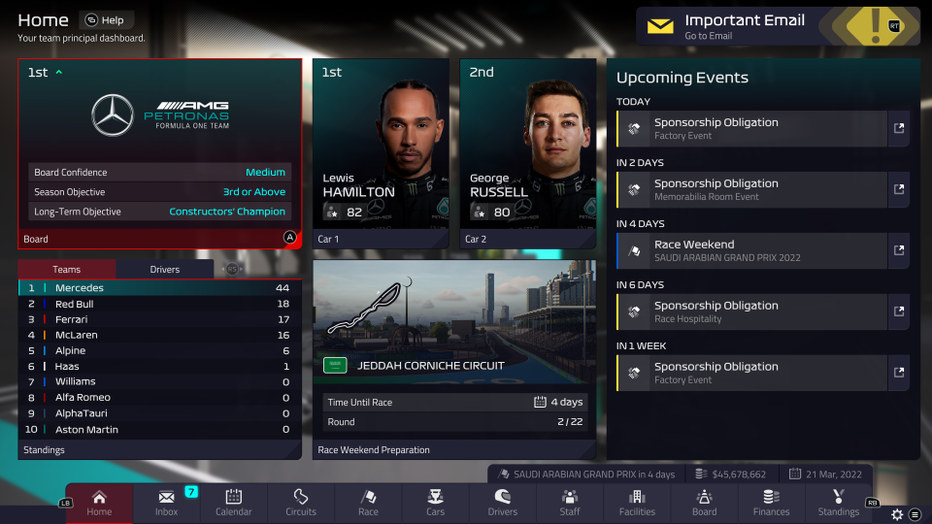 PS4 F1 Manager 2022