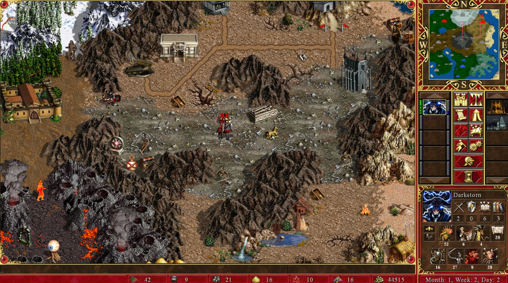 Screen Heroes of Might & Magic III