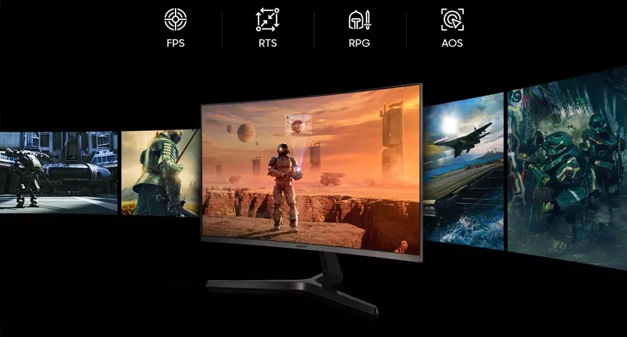 Zakrzywiony monitor dla graczy Samsung