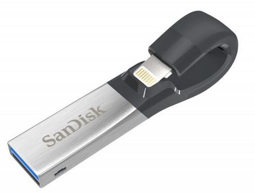 Pendrive SanDisk iXpand 128GB USB 3.0 
