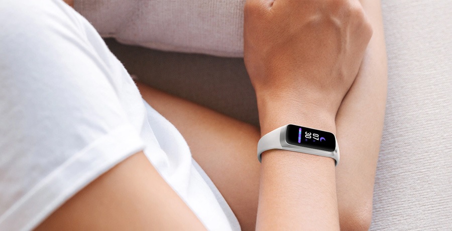 Samsung Opaska Galaxy Fit Silver