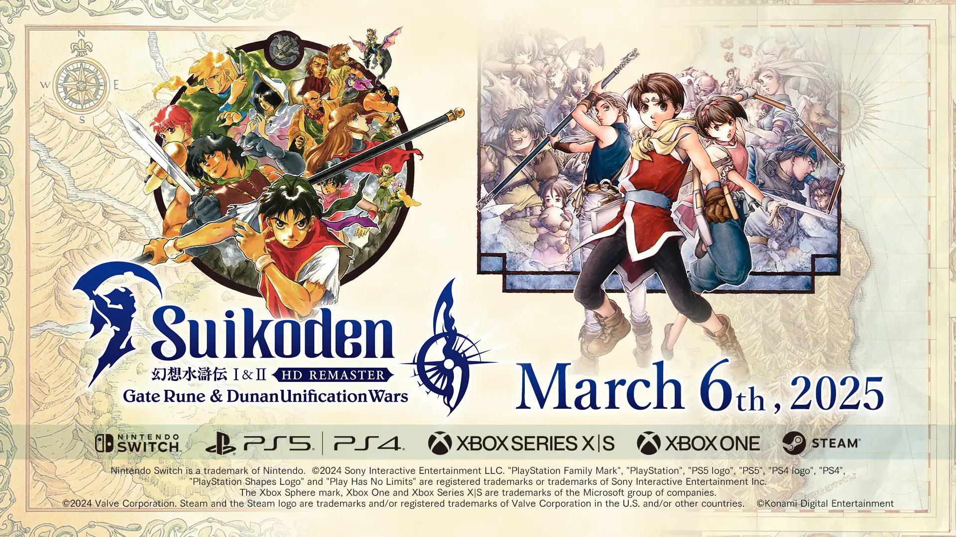 Suikoden I&II HD Remaster Gate Rune and Dunan Unification Wars Day One Edition