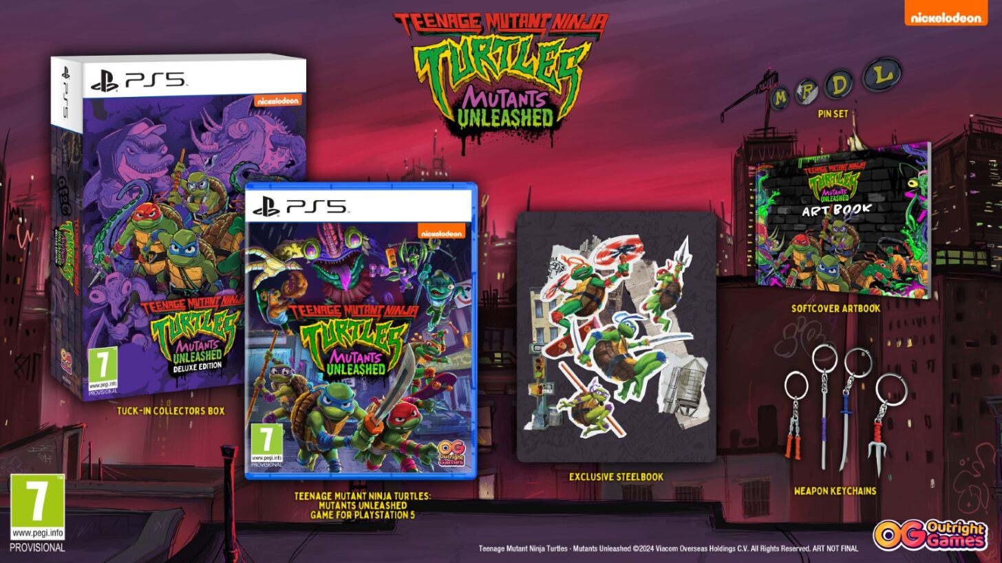 PS5 Teenage Mutant Ninja Turtles: Mutants Unleashed Deluxe Edition