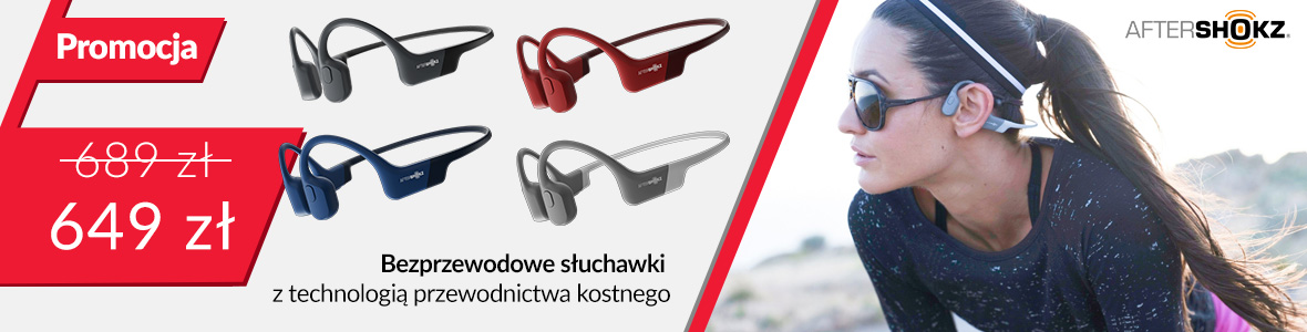 Słuchawki bezprzewodowe dla sportowców - promocja
